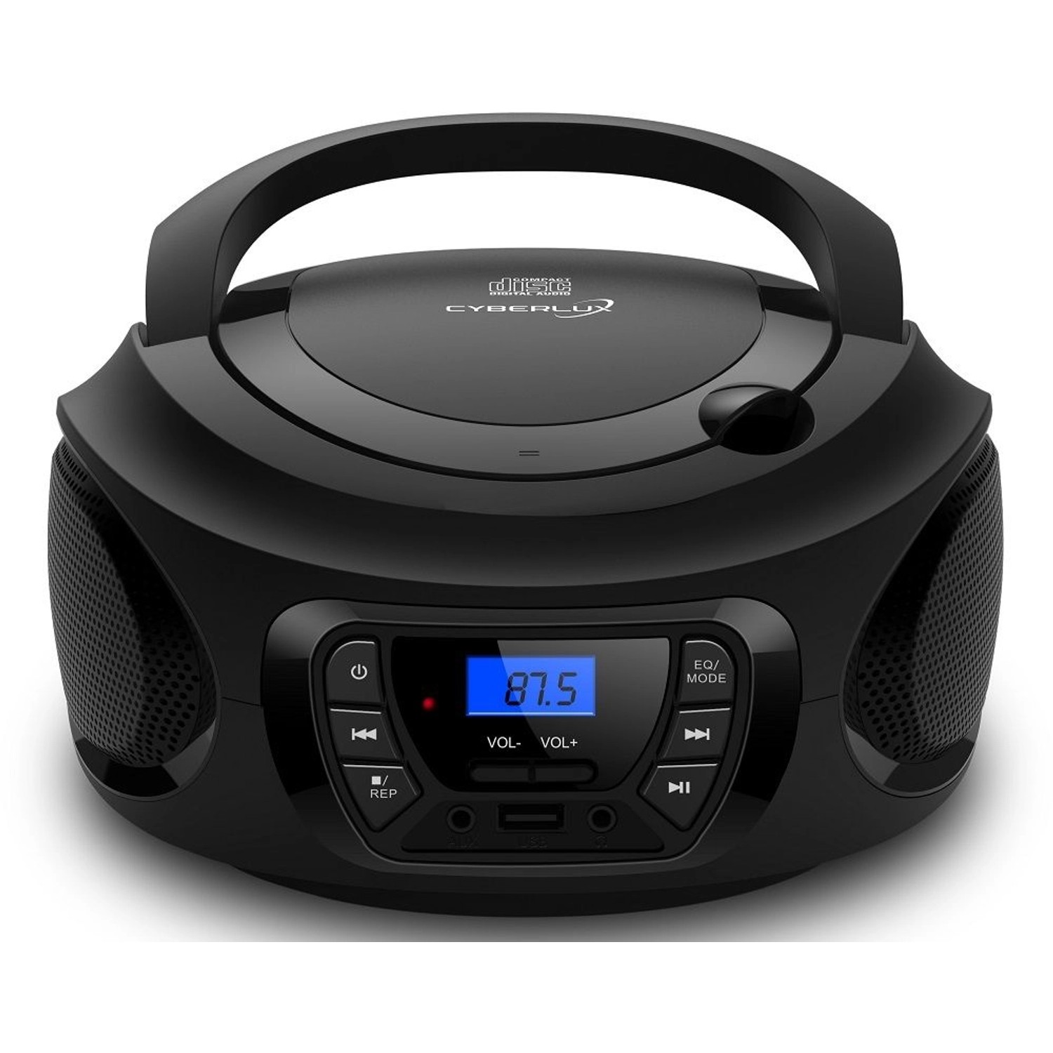 Cyberlux CL-600 CD-Player Tragbar CD/MP3/USB Radio Schwarz von CYBERLUX