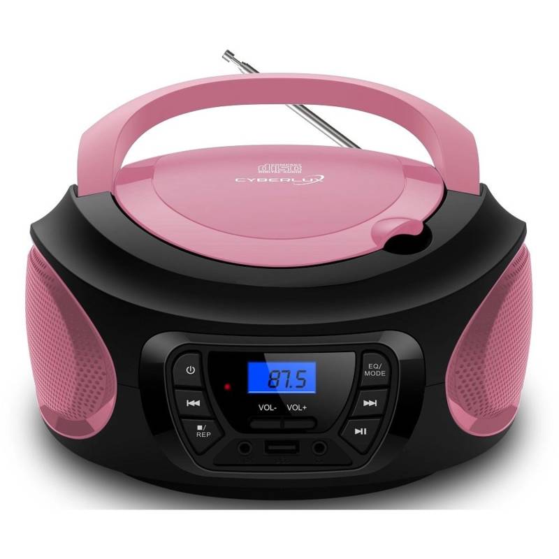 Cyberlux CL-620 CD-Player Tragbar CD/MP3/USB Radio Pink Cyberlux CL-620 CD-Player Tragbar CD/MP3/USB Radio Pink von CYBERLUX