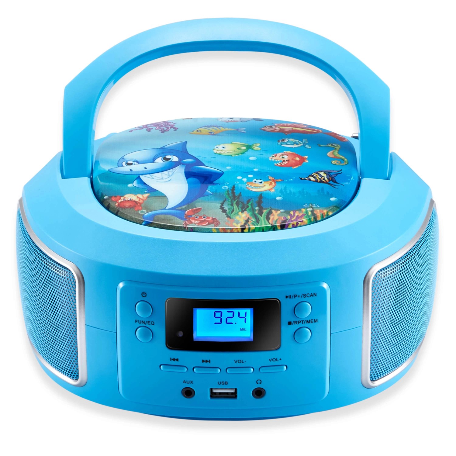 Cyberlux CL-930 Kinder CD-Player Tragbar CD/MP3/USB Radio Blau von CYBERLUX