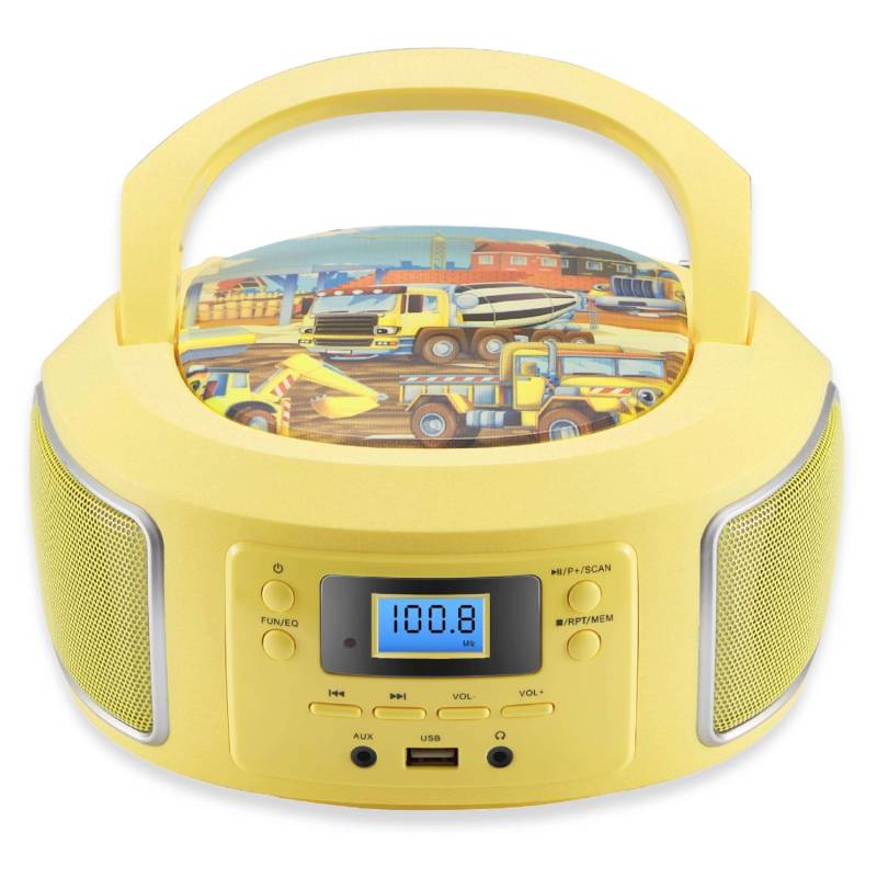 Cyberlux CL-950 Kinder CD-Player Tragbar CD/MP3/USB Radio Gelb Cyberlux CL-950 Kinder CD-Player Tragbar CD/MP3/USB Radio Gelb von CYBERLUX