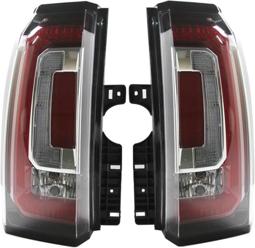 CYBHYAXC Auto Rückleuchten für GMC Yukon/Yukon XL 2015 2016 2017 2018 2019 2020, Rückleuchte Bremse Warnung Reflektor Signal Nebel Lampe Zubehör Wetterfest Rücklichtaustausch,C-Right+Left CYBHYAXC Auto Rückleuchten für GMC Yukon/Yukon XL 2015 2016 2017 2018 2019 2020, Rückleuchte Bremse Warnung Reflektor Signal Nebel Lampe Zubehör Wetterfest Rücklichtaustausch,C-Right+Left von CYBHYAXC