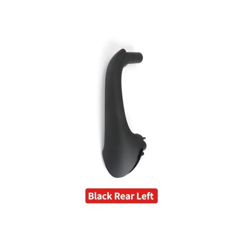 CYBSFKJ 3 Farben Verbessertes Auto-Innenzubehör Türgriff Ersatz for W203 C-Klasse 2000-2007 2038101551(Rear Left Black) von CYBSFKJ