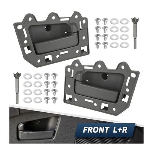 CYBSFKJ Auto-Innentürgriff for Grand Cherokee 2005 2006 2007 2008 2009 2010 2011 1JV461J3AA 1JV471J3AA 5HR421J3AK 5HR411J3AK(2xGray Front Pair) von CYBSFKJ