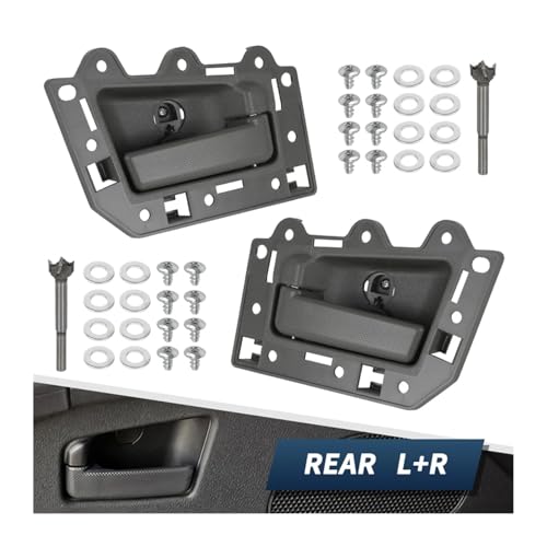 CYBSFKJ Auto-Innentürgriff for Grand Cherokee 2005 2006 2007 2008 2009 2010 2011 1JV461J3AA 1JV471J3AA 5HR421J3AK 5HR411J3AK(2xGray Rear Pair) von CYBSFKJ