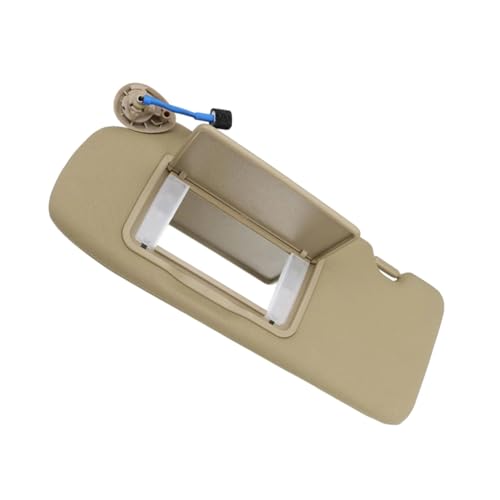 CYBSFKJ Auto-Sonnenschutz, linke und rechte Seite, Sonnenblende vorne, mit Spiegel und Licht for CR-V 2017 2018 2019 2020 2021 2022(Beige Left) von CYBSFKJ