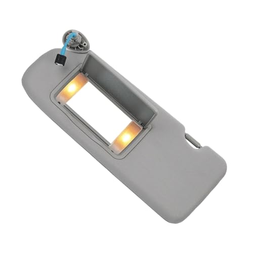 CYBSFKJ Auto-Sonnenschutz, linke und rechte Seite, Sonnenblende vorne, mit Spiegel und Licht for CR-V 2017 2018 2019 2020 2021 2022(Gray Left) von CYBSFKJ