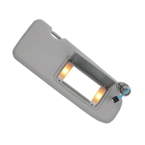 CYBSFKJ Auto-Sonnenschutz, linke und rechte Seite, Sonnenblende vorne, mit Spiegel und Licht for CR-V 2017 2018 2019 2020 2021 2022(Gray Right) von CYBSFKJ