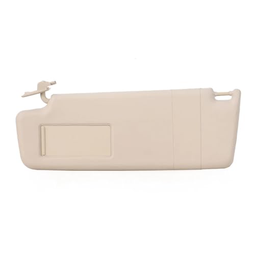 CYBSFKJ Autoinnensonnenblende for Tiguan 2009 2010 2011 2012 2013 2014 2015 mit Spiegel mit Lampe Frontsonnenblende Schatten Zubehör(Beige Only 1 Left) von CYBSFKJ