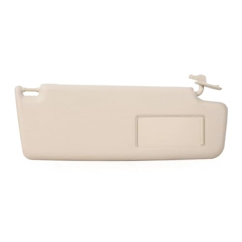 CYBSFKJ Autoinnensonnenblende for Tiguan 2009 2010 2011 2012 2013 2014 2015 mit Spiegel mit Lampe Frontsonnenblende Schatten Zubehör(Beige Only 1 Right) von CYBSFKJ