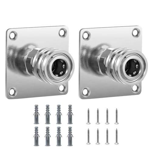 CYBUCH Halter für Hochdruckreiniger-Schaumkanonen, 1/4-Schnellkupplung, Automatische Schaumkanonenhalterung, Edelstahl-Druck, 2 Stück von CYBUCH
