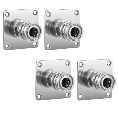CYBUCH Halter für Hochdruckreiniger-Schaumkanonen, 1/4-Schnellkupplung, Automatische Schaumkanonenhalterung, Edelstahl-Druck, 4 Stück von CYBUCH