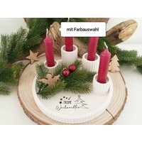 Adventskranz Mit Kerzen Und Christbaumkugeln I Farbauswahl Weihnachtsdeko Winter Raysin Adventskranz Mit Kerzen Und Christbaumkugeln I Farbauswahl Weihnachtsdeko Winter Raysin von CYCShop