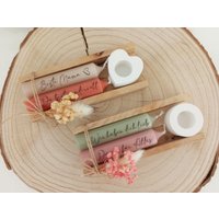Geschenkset "Beste Mama" Kerzenset + Kerzenhalter in Holzbox, Raysin Mitbringsel Geburtstag Muttertag Kleinigkeit von CYCShop