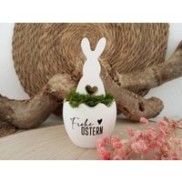 Hase Mit Herz in Eierschale Rub-On "Frohe Ostern " Und Kunstmoos Zur Dekoration Ostern, Frühling Aus Raysin Hase Mit Herz in Eierschale Rub-On "Frohe Ostern " Und Kunstmoos Zur Dekoration Ostern, Frühling Aus Raysin von CYCShop