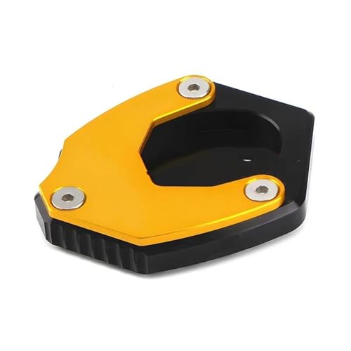 CYDJML Motorrad Seite Stehen Pad Für Kawasaki Eliminator 500 Eliminator500 2024 2025 Ständer Verlängerung Fuß Seite Unterstützung Stehen Seitenständer Kickständer Vergrößerungsplatte(Gold) von CYDJML