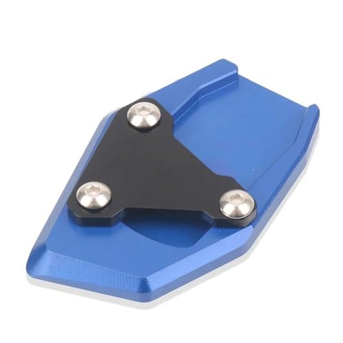CYDJML Motorrad Seite Stehen Platte Pad Für Aprilia RS660 RS 660 Tuono 660 2020-2023 Fuß Pads Ständer Unterstützung Pad Extender Seitenständer Kickständer Vergrößerungsplatte(Blau) von CYDJML