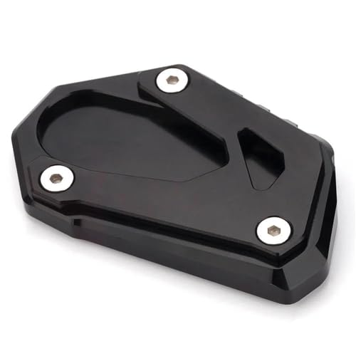 CYDJML Motorrad-Seitenständer-Pad Für Suzuki Vstrom V-Strom 1050 VSTROM1050 V-Strom 1050XT, Verlängerungsstützplatte, Ständerfußpolster, Ständer Seitenständer Kickständer Vergrößerungsplatte(Schwarz) von CYDJML
