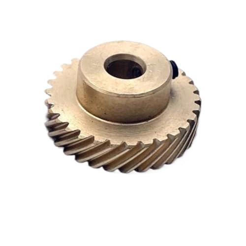 1M 30T Rechtshänder Schrägverzahnung 45 Grad Kupfer 1 Modul 30 Zähne versetzte Spiralkegelradübertragung Ritzel(Bore 11mm keyway 4x1.8mm) von CYFANG