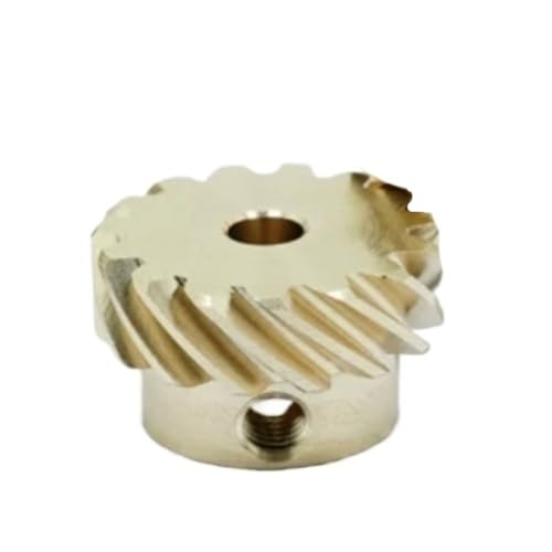 30T 1M 45 Grad Schrägverzahnung Linksdrehendes Spiralritzel 1 Modul 30 Zähne Messing Versetztes Zahnrad Ritzel(25mm step 10mm bore) von CYFANG