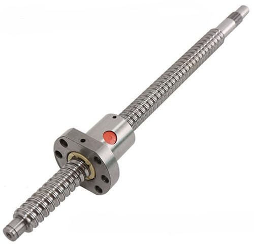 Bewegungsbühne SFU2005 Kugelumlaufspindel mit Linksgewinde, 20 mm Durchmesser, 5 mm Steigung, Führungsrollen-Kugelumlaufspindel RM2005 Kugelumlaufspindel mit einzelner Kugelmutter Spindelschiene(BK15 von CYFANG
