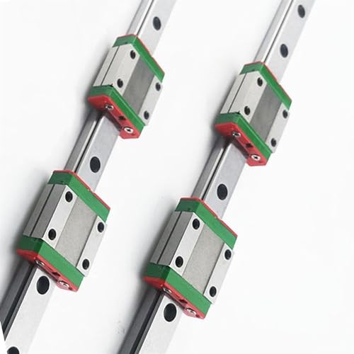 Bewegungsführung MGN12H MGN12C Miniatur-Linearführungsschiene Gleitblock 2 Stück MGN12 Linearführung + 4 Stück Wagen 400 500 550 600 800 mm Führungsbahn Linearlager (Color : MGN12H, Size : 450mm) von CYFANG
