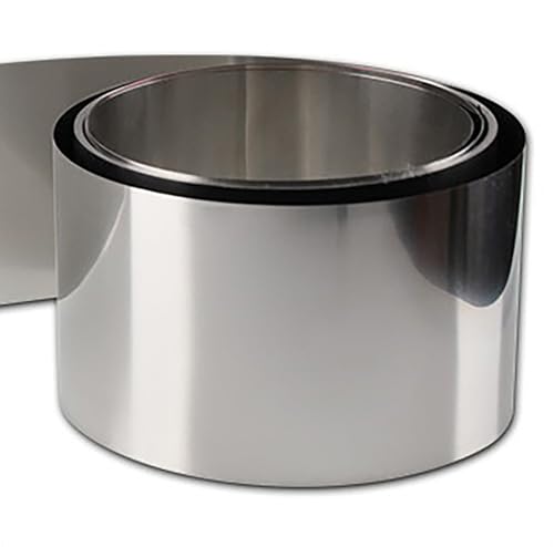 CYFANG 0,05 mm bis 0,25 mm x 100 mm x 1000 mm Edelstahl 304 Dünne Platte Blechfolie Mechanisches Handwerk(0.08x100x1000mm) von CYFANG