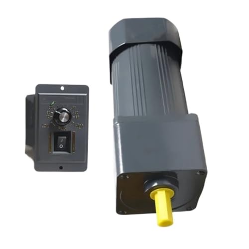 CYFANG 1 Stück 120 W 90 x 90 mm Flansch Drehzahlregelung Untersetzungsmotor 220 V AC einphasig 5IK120RGN-CF Drehzahlregulierungsgetriebemotor 15 mm Welle mechanisch verstellbar(108RPM) von CYFANG