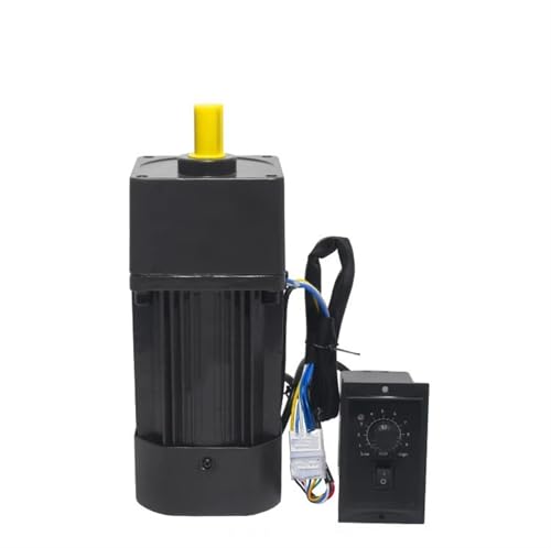 CYFANG 1 Stück 250 W 6IK250RGU-CF Drehzahlregelmotor 220 V AC einphasig 104 x 104 mm Rahmen Drehzahlregelungsmotor CW CCW 15 mm Welle mechanisch verstellbar(100k 13.5RPM) von CYFANG