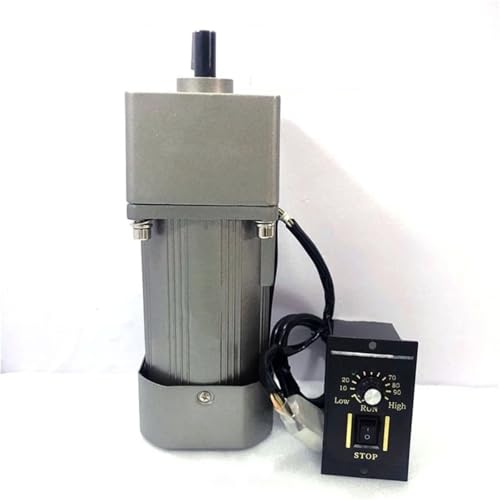 CYFANG 1 Stück 300 W AC 104 x 104 mm Rahmengeschwindigkeits-Einstell-Getriebemotor 6IK300RGN-CF 220 V AC einphasig 18 mm Welle Geschwindigkeitsregelungs-Getriebemotor mechanisch verstellbar(25k 56rpm) von CYFANG