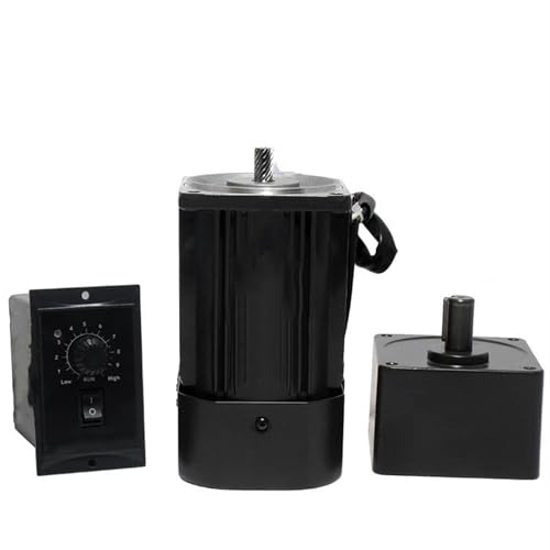 CYFANG 1 Stück 6RK250GU-CF geschwindigkeitsverstellbarer Getriebemotor 250 W AC 220 V einphasig 104 x 104 mm Rahmen umkehrbarer Drehzahlminderer-Getriebemotor mechanisch verstellbar(135rpm 186kg.cm) von CYFANG