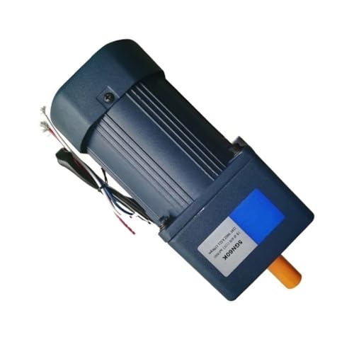 CYFANG 1 Stück 90 W Festdrehzahlmotor 220 V AC Einphasig 90 x 90 mm Rahmen 5IK90GN-CF Konstantdrehzahlminderer Motor 12 mm Welle mechanisch verstellbar(36K 38RPM) von CYFANG