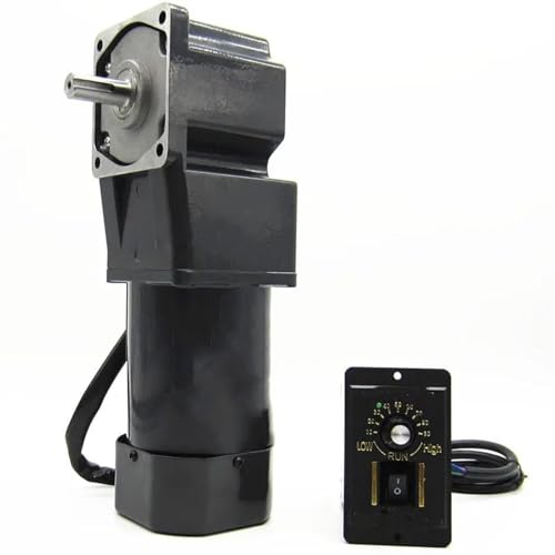CYFANG 1 stücke 25W Rechtwinklig Getriebe Minderer Motor 220V AC Einphasig 80x80mm Rahmen Speed ​​Control Getriebe Motor 12mm Welle mechanisch verstellbar(25K 60RPM) von CYFANG