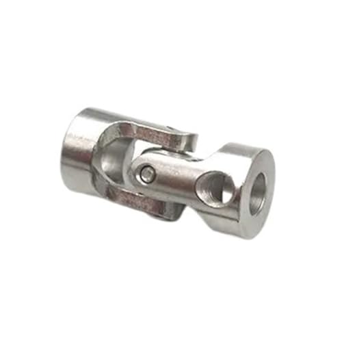 CYFANG 1pc Metall Kreuzgelenk Kupplung Zwei Löcher Boot Auto Welle Koppler Motor Stecker Gelenkrotator(6mm to 6mm) von CYFANG