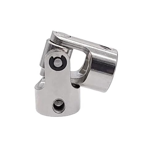 CYFANG 1pc Wellenkupplung mit Schraube 35x14mm Kreuzgelenk Koppler Motoranschluss Boot Metall Kardangelenk Gelenkrotator(6mm to 8mm) von CYFANG