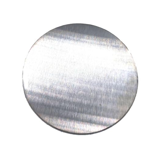 CYFANG 201 Edelstahl Runde Platte Kreisförmige Stahlblech Scheibe Runde Scheibe Durchmesser 50mm bis 250mm Mechanisches Handwerk(5mmx100mm) von CYFANG