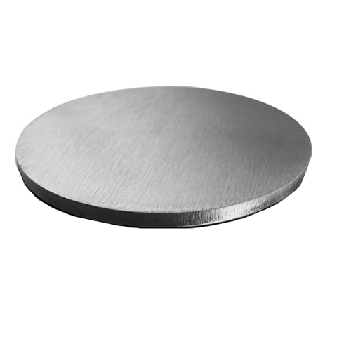 CYFANG 304 Edelstahl Kreisförmige Flache Platte Runde Scheibe Blätter Dicke 0,6mm 0,8mm 1mm 3mm 4mm 5mm Durchmesser 100mm 400mm Mechanisches Handwerk(1x300mm) von CYFANG