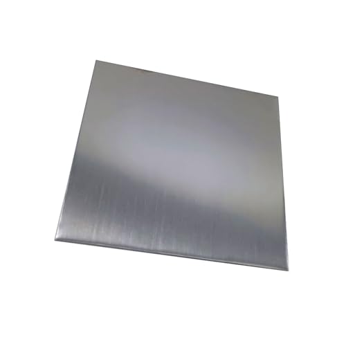 CYFANG 4 Stück 50x100mm 304 Edelstahlplatte Blech Dicke 0,5mm 0,6mm 0,8mm 1mm 1,5mm 2mm Mechanisches Handwerk(1.5x50x100mm) von CYFANG