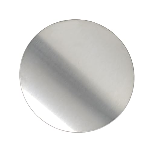 CYFANG 4 mm Edelstahlplatte, 1 mm runde Blechplatte, 10 mm, 20 mm, 30 mm, 40 mm, 50 mm, 250 mm, 280 mm, 300 mm Mechanisches Handwerk(100mm) von CYFANG
