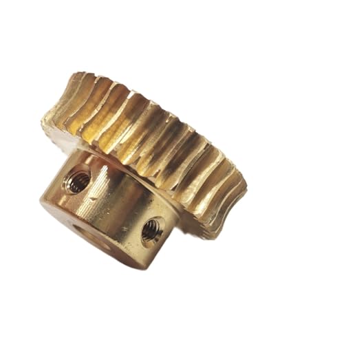 CYFANG 40 Zähne Turbinenschneckengetriebe 1:40 Untersetzungsverhältnis 0,5 Modul 0,8 M 1 M 1,5 Modul Kupferschneckenritzel Zylinderritzel(0.8M 40T 12mm bore) von CYFANG