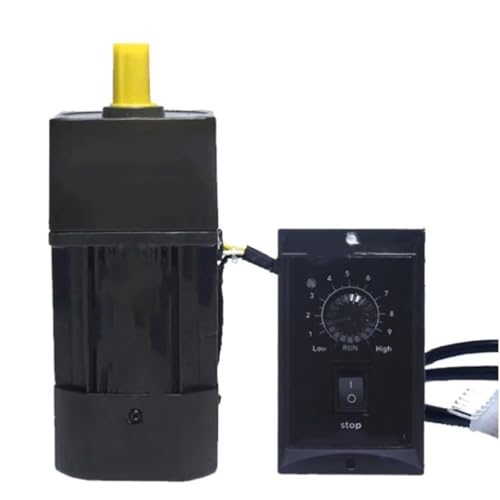 CYFANG 40W 220V AC Einphasiger umkehrbarer Getriebemotor 90x90mm Rahmengeschwindigkeit Einstellbare Motordrehzahlregelung mechanisch verstellbar(75K 16.6RPM) von CYFANG
