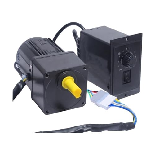 CYFANG 70x70mm Rahmen Drehzahlregelung Motor 15W AC Reversible Getriebe 220V AC 3RK15RGN-C Variable Geschwindigkeit Einstellbar Motor mechanisch verstellbar(5K 250RPM) von CYFANG