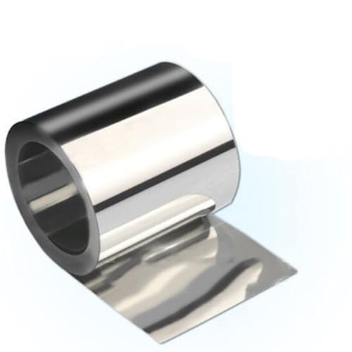 CYFANG Dünne Edelstahl S304 Platte Blech Folie 0,01mm 0,02mm 0,03mm 0,04mm x 50mm 150mm 200mm 300mm x 1000mm Mechanisches Handwerk(0.03x200mm) von CYFANG