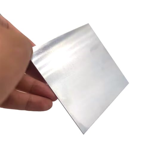 CYFANG Poliertes Blech aus Edelstahl 304, Dicke 1 mm bis 2,5 mm x 100 mm x 100 mm Mechanisches Handwerk(1.8x100x100mm) von CYFANG