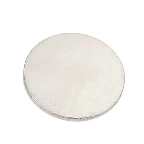 CYFANG Runde, flache Platte aus Edelstahl 304, kreisförmige Scheibe, Blechdicke 0,6 mm bis 5 mm Mechanisches Handwerk(1x100mm) von CYFANG