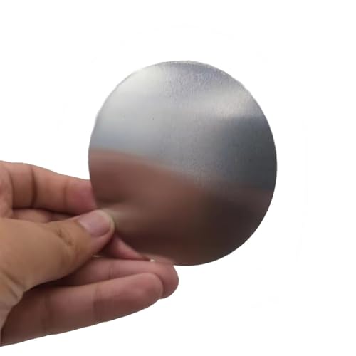 CYFANG Runde Platte aus Edelstahl 304, kreisförmige Blechscheibe, Dicke 1–3 mm, Durchmesser 100 mm, 150 mm, 200 mm, 300 mm Mechanisches Handwerk(200mmx2mm) von CYFANG