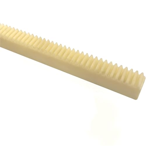 Getriebe 1 Stück Nylon Zahnstange 1 Modul Kunststoff Ritzel Zahnstange 100 mm 200 mm Länge gerade Zähne Antriebsübertragung bewegliche Zahnstange Kraftübertragung(10x10x500mm) von CYFANG