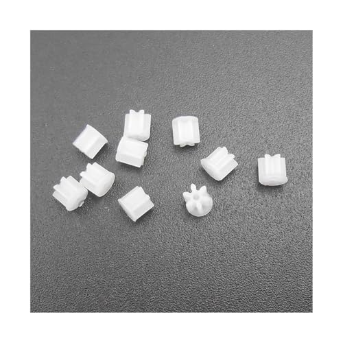 Getriebewelle 10 Stück 92A Kunststoff-Schulterzahnrad 0,6 Modul 9 Zähne Stirnrad mit Mini-Stufe 2 mm fest sitzender Schaft 0,6 m 9T zylindrisches Zahnrad Ritzel des Motors Getriebewelle 10 Stück 92A Kunststoff-Schulterzahnrad 0,6 Modul 9 Zähne Stirnrad mit Mini-Stufe 2 mm fest sitzender Schaft 0,6 m 9T zylindrisches Zahnrad Ritzel des Motors von CYFANG