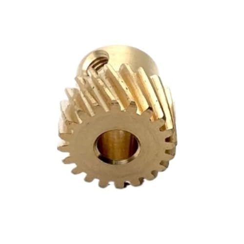 Kupfer 45 Grad Schrägverzahnung 0,5 Modul Linkshänder versetzte Welle Ritzel 0,5 M Gehrungsgetriebe Spiralgetriebe Ritzel(11t 3mm bore) von CYFANG