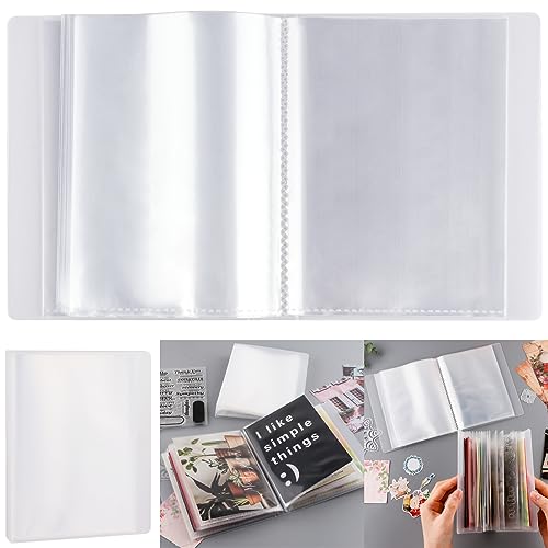 A6 Clear Sticker Photo Storage Album, Stamp Cutting Dies Storage Book Organizer Folder, 40 Pages Clear Die & Stamp Storage Bag Transparent Plastic Folders for Cutting Dies Stencil Embossing Crafts A6 Clear Sticker Photo Storage Album, Stamp Cutting Dies Storage Book Organizer Folder, 40 Pages Clear Die & Stamp Storage Bag Transparent Plastic Folders for Cutting Dies Stencil Embossing Crafts von CYFUN DESIGN
