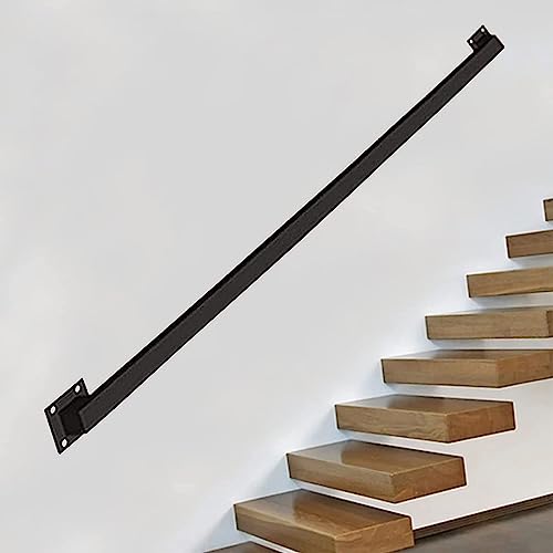 Treppenhandläufe 1FT-20FT, Treppengeländer aus verzinktem Rohr, einfach zu installieren, industrielle Eisenbaluster, Handgeländer für den Innen- und Außenbereich, Wandmontage für Haushalts- oder Gewe von CYHBQRT